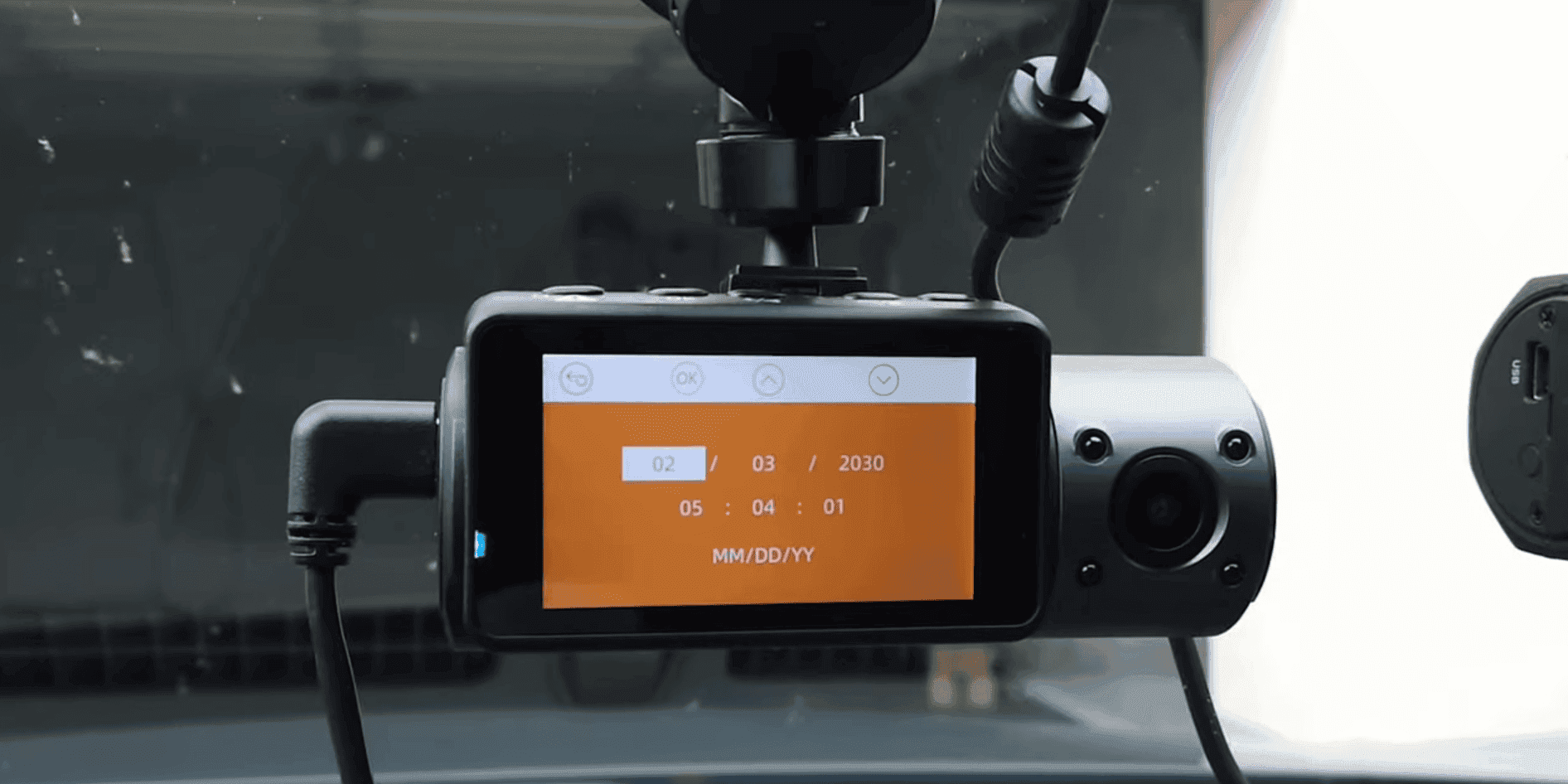 Araç kamerasının görüş açısı